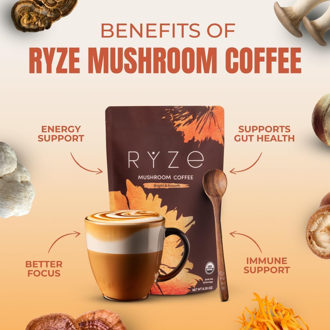 RYZE Mushroom Coffee - RiseLoaf