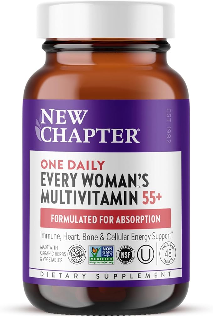 New Chapter Every Woman's One Daily 55+ Multivitamin 48 Tablets – Women's Wellness - RiseLoaf