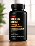 GNC Mega Men Multivitamin 180 Caplets – Energy & Metabolism Support for Men - RiseLoaf