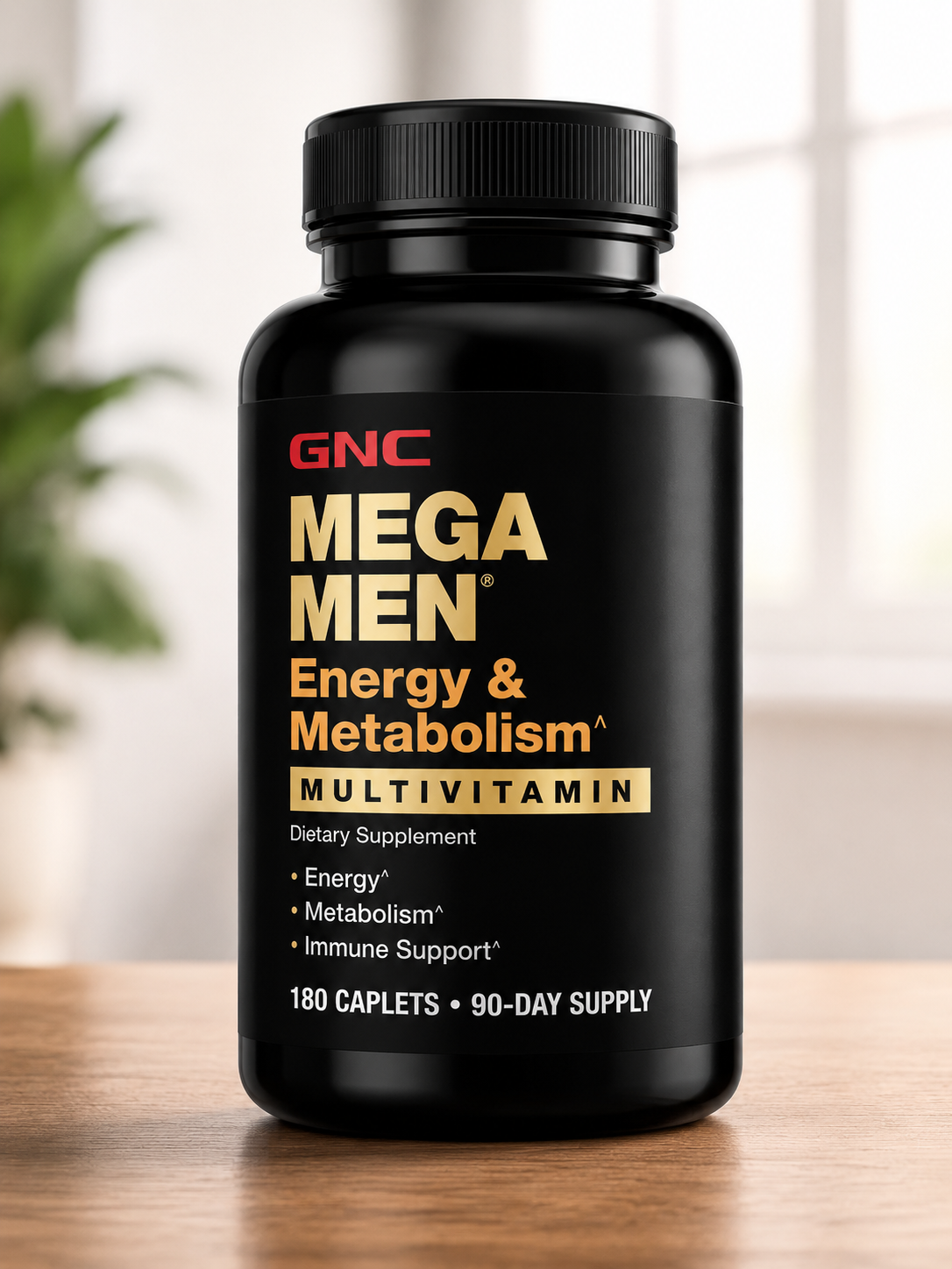GNC Mega Men Multivitamin 180 Caplets – Energy & Metabolism Support for Men - RiseLoaf