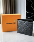 Premium Monogram Style Men's Bifold Wallet – Luxury Leather Wallet with Gift Box - RiseLoaf