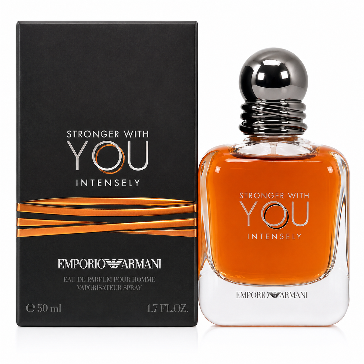 Emporio Armani Stronger With You Intensely Eau de Parfum for Men 1.6 oz – New in Box - RiseLoaf
