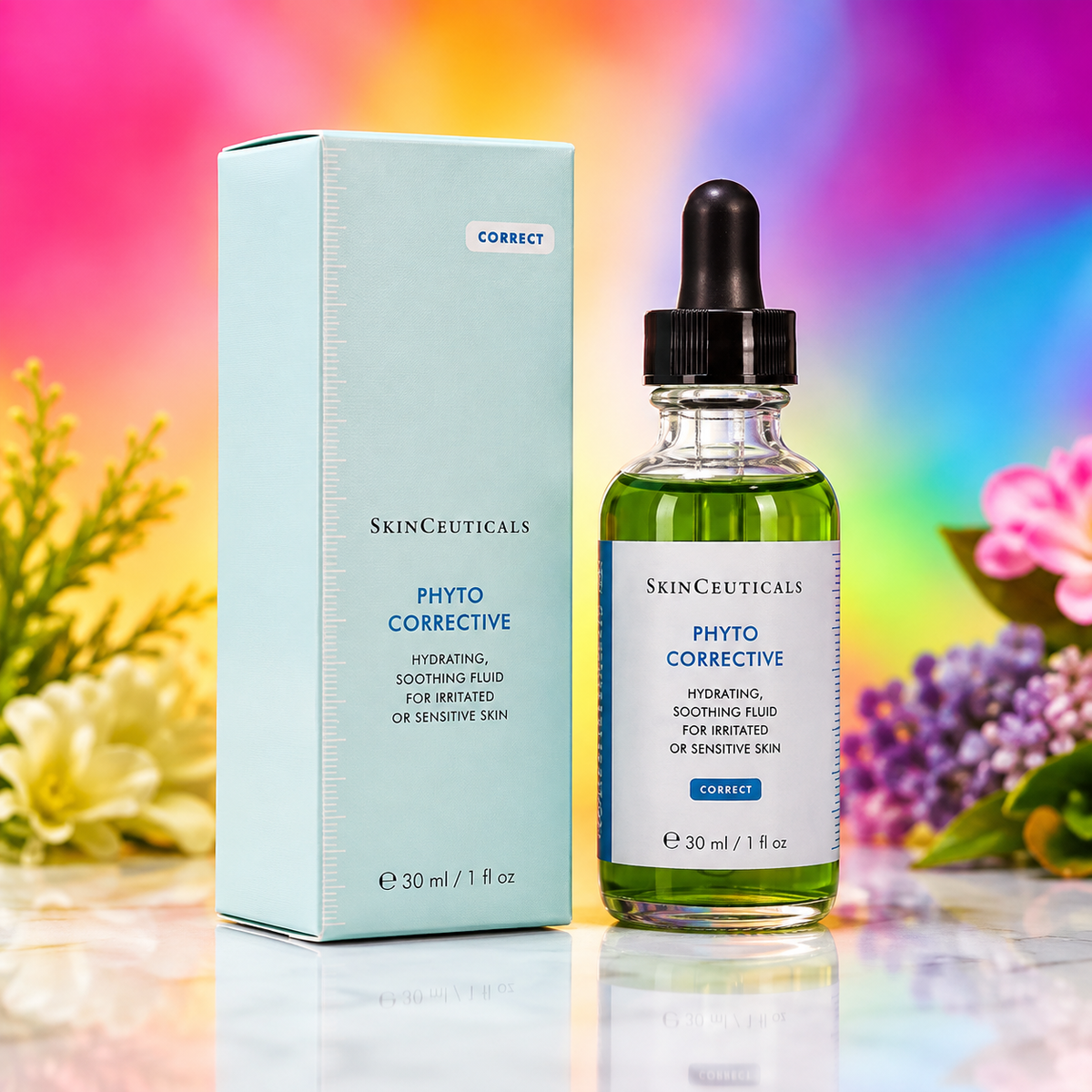 SkinCeuticals Phyto Corrective Gel Hydrating Botanical Serum – 1 fl oz / 30ml – Sealed New in Box - RiseLoaf