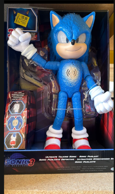 Sonic the Hedgehog 3 Ultimate Talking Sonic Action Figure - RiseLoaf