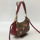 Coach Teri Shoulder Bag CY694 Signature Canvas Cherry Print – Tan/Brown – NWT - RiseLoaf