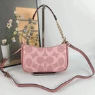 COACH Teri Shoulder Bag CAL51 – Signature Canvas Gold & Powder Pink – New - RiseLoaf