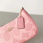 COACH Teri Shoulder Bag CAL51 – Signature Canvas Gold & Powder Pink – New - RiseLoaf