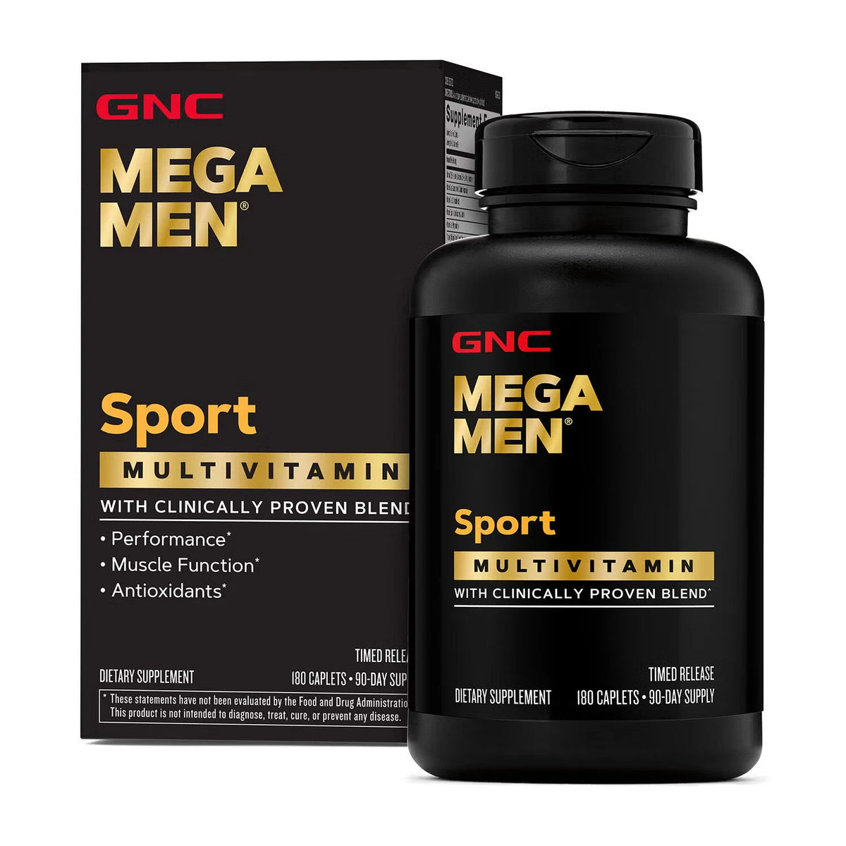 GNC Mega Men Sport Vitamin 180 Tablets - RiseLoaf