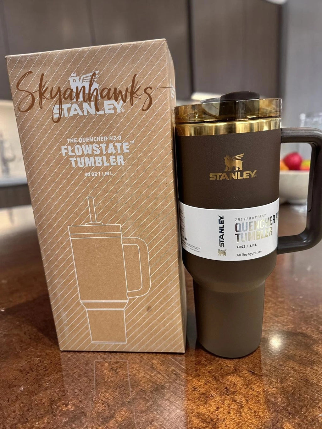 Stanley Chocolate Gold 40oz Quencher Tumbler - RiseLoaf