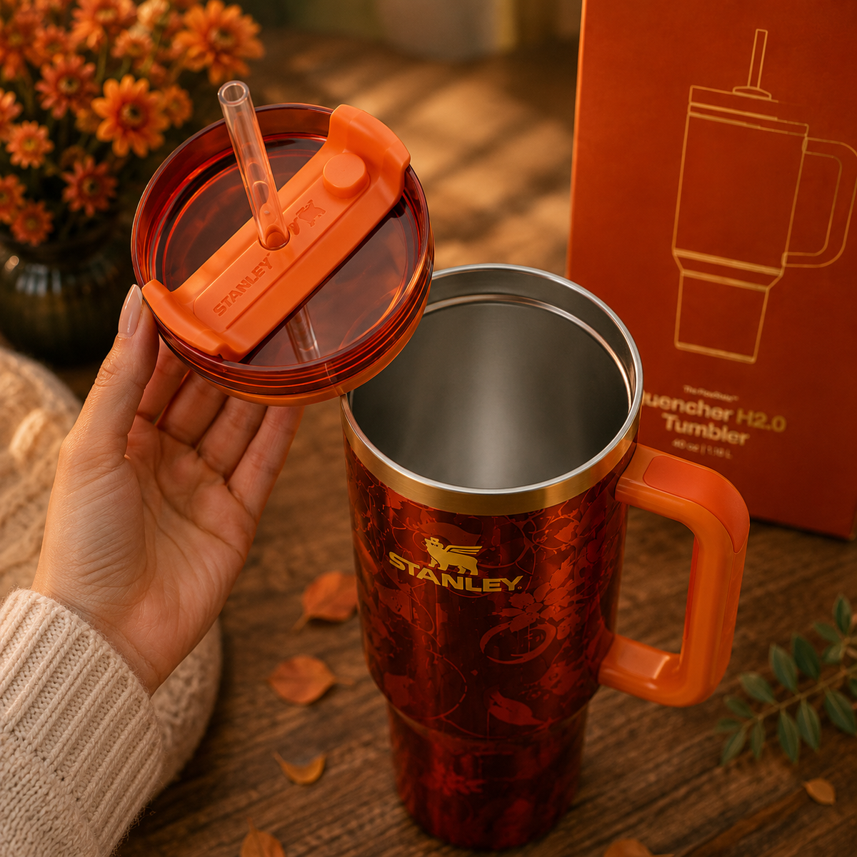 Stanley 1913 x KAROL G 40 oz Quencher H2.O FlowState Tumbler Limited Edition S tanley - RiseLoaf